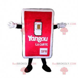 Sim-kaart telefoon mascotte. Telefoon mascotte - Redbrokoly.com